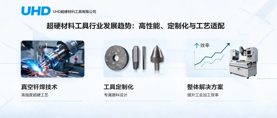 UHD ultrahard tools industry trends covering vacuum brazing, customized tools, and industrial processing applications