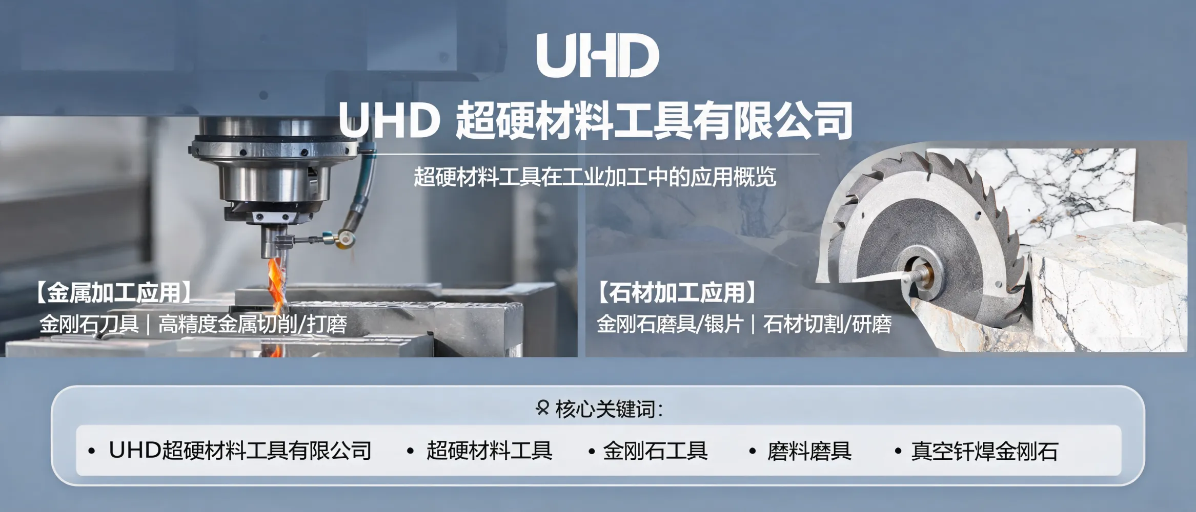 UHD ultrahard material tools used in industrial processing