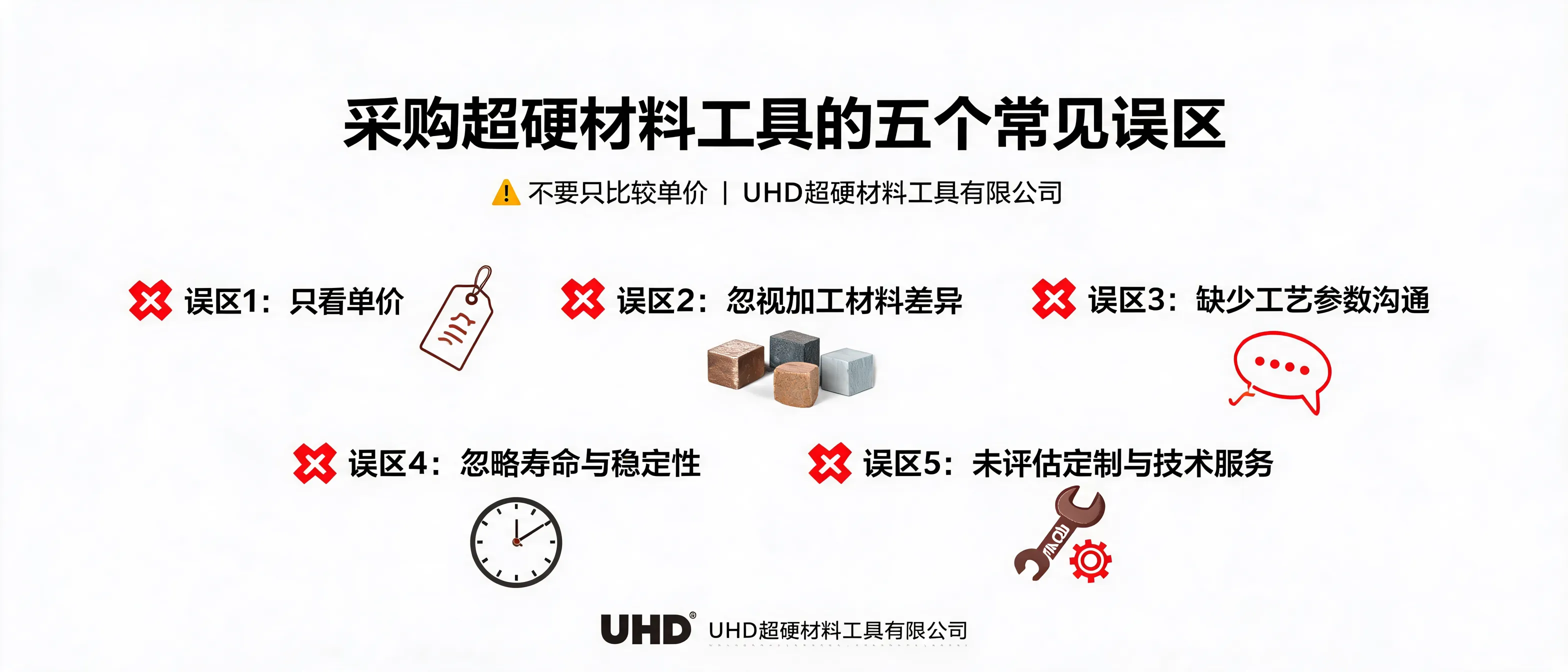 Industrial buyer reviewing ultrahard material tool cost, tool life, and supplier evaluation criteria