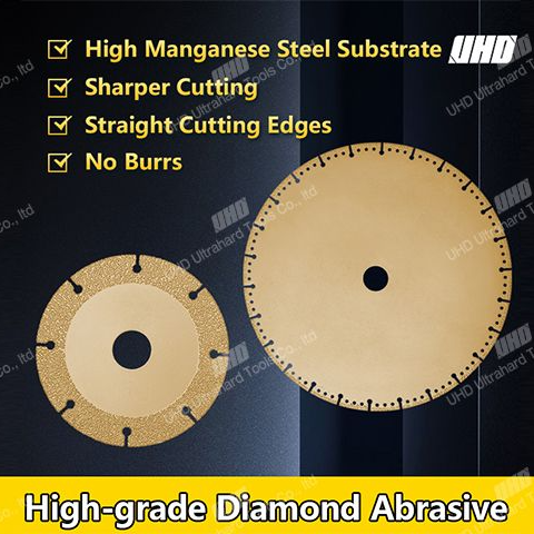 Schéma de la structure de dissipation thermique du disque diamanté 400H, illustrant les canaux de ventilation latéraux.