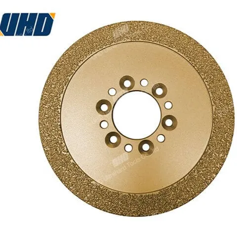 Vacuum brazed diamond grinding wheel in industrial 4.0 metal processing