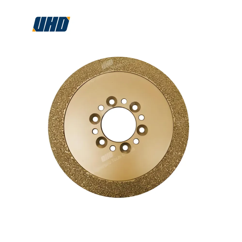 Vacuum brazed diamond grinding wheel for automatic grinding