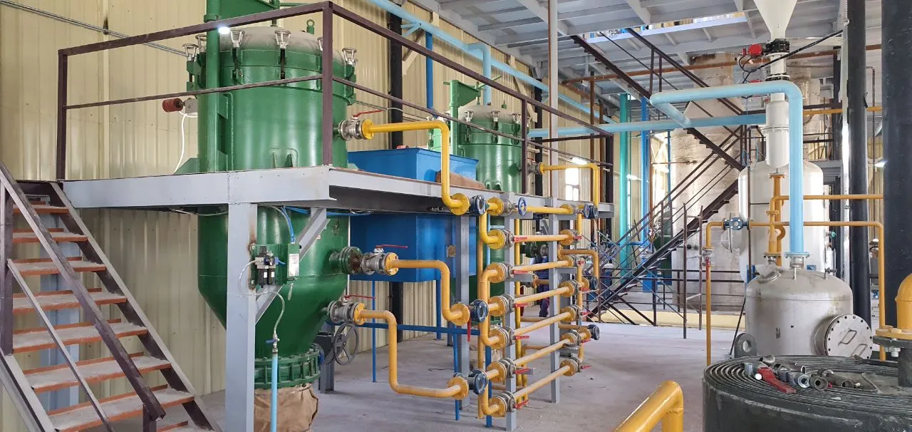 Sunflower oil extraction machinery