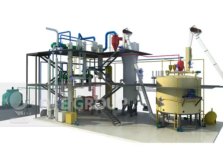 Oil solvent extraction device