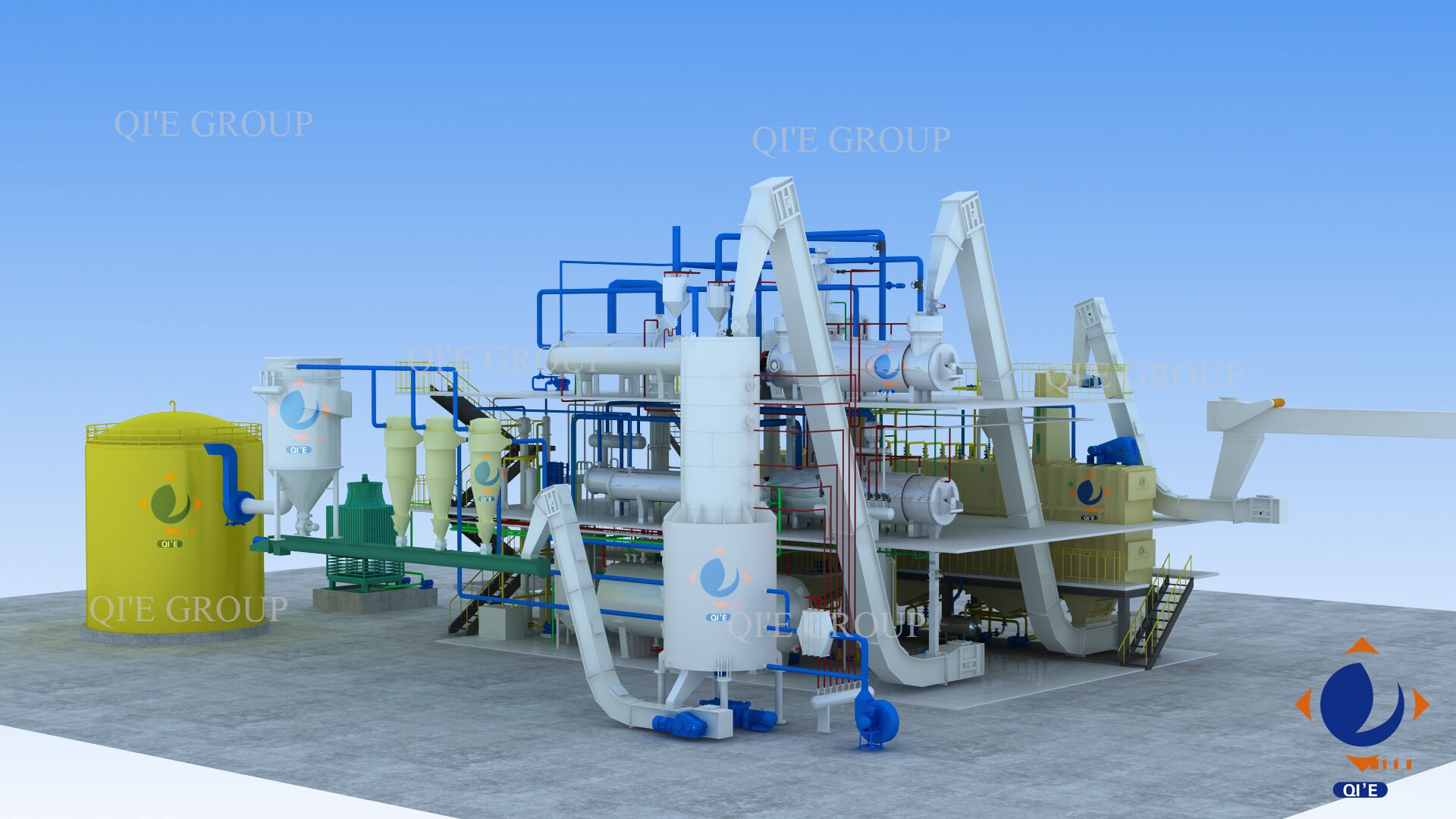 Penguin Group's sesame oil production line