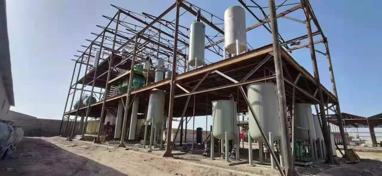 Sunflower oil automatic production line