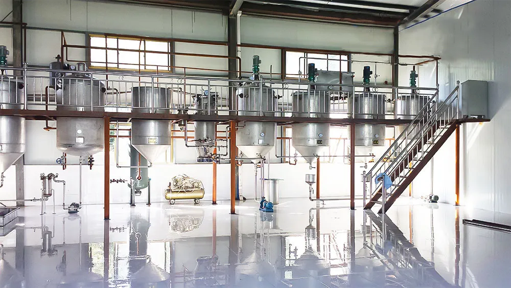 Oil production line
