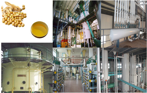 Schematic diagram showing heat exchange between neutralization and degumming stages in soybean oil refining process
