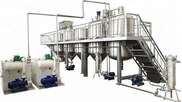 Soybean oil refining process