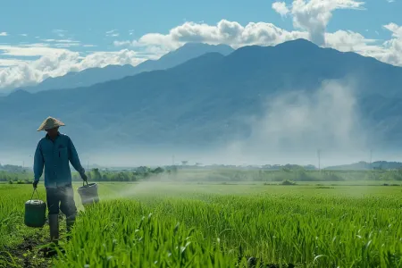 High-efficiency nitrogen fertilizer - ammonium sulfate granules help increase global agricultural production