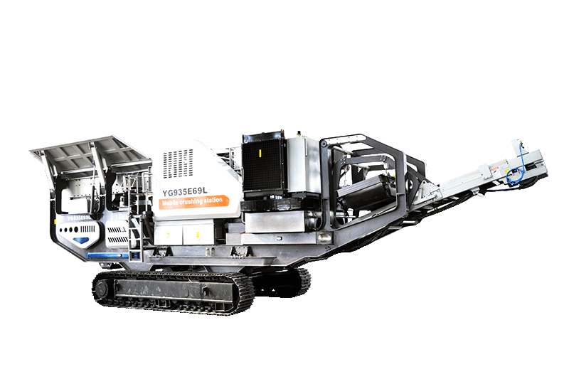 Châssis sur chenilles et mobilité d’un concasseur permettant l’accès direct aux zones de travail sans aménagement