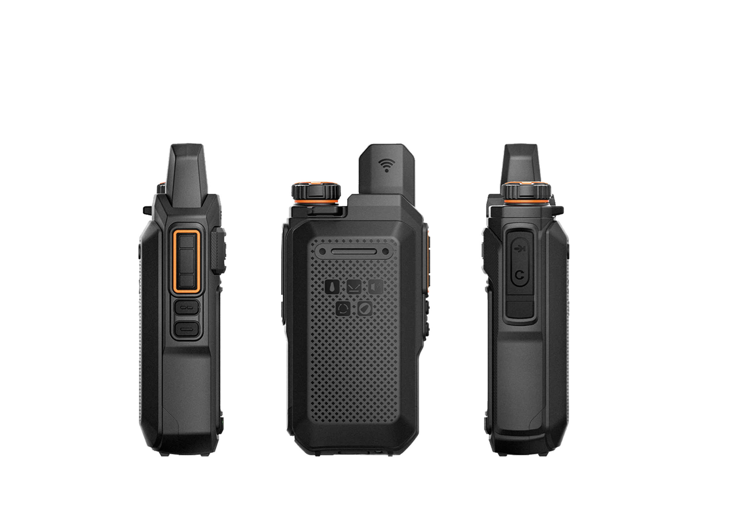 Battery life duration and fast charge infographic of YUECENT Y50X industrial radio