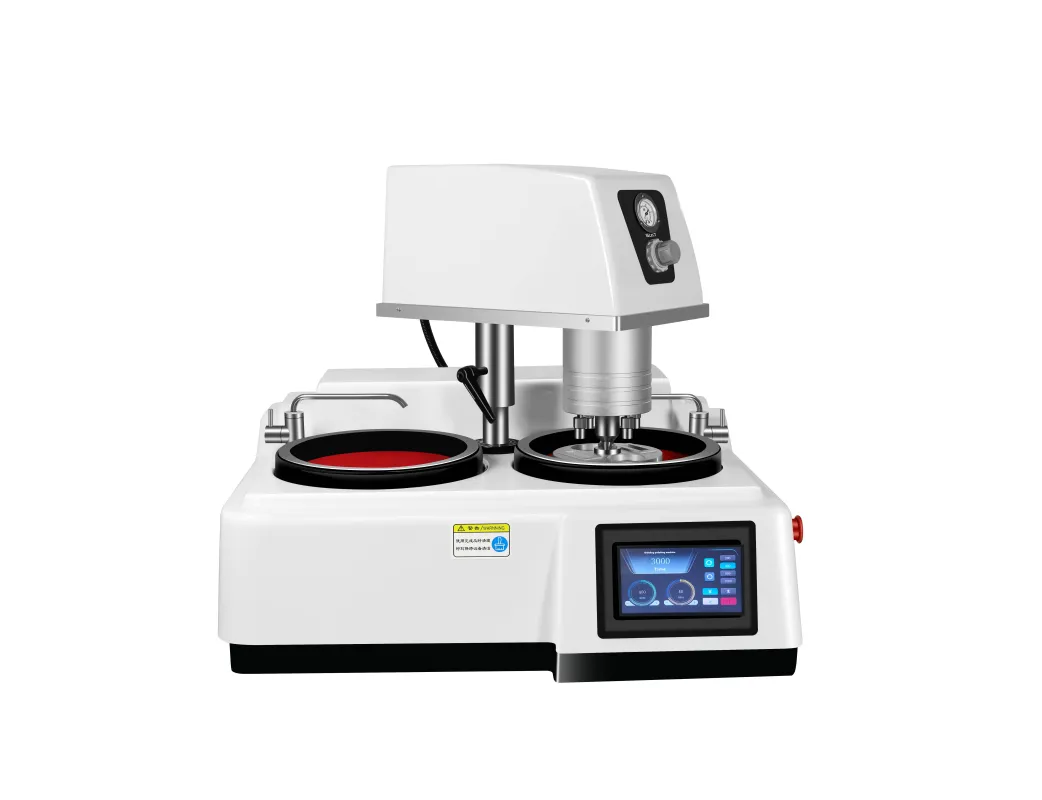 LCD-Controlled Low-Noise Metallographic Sample Preparation Machine