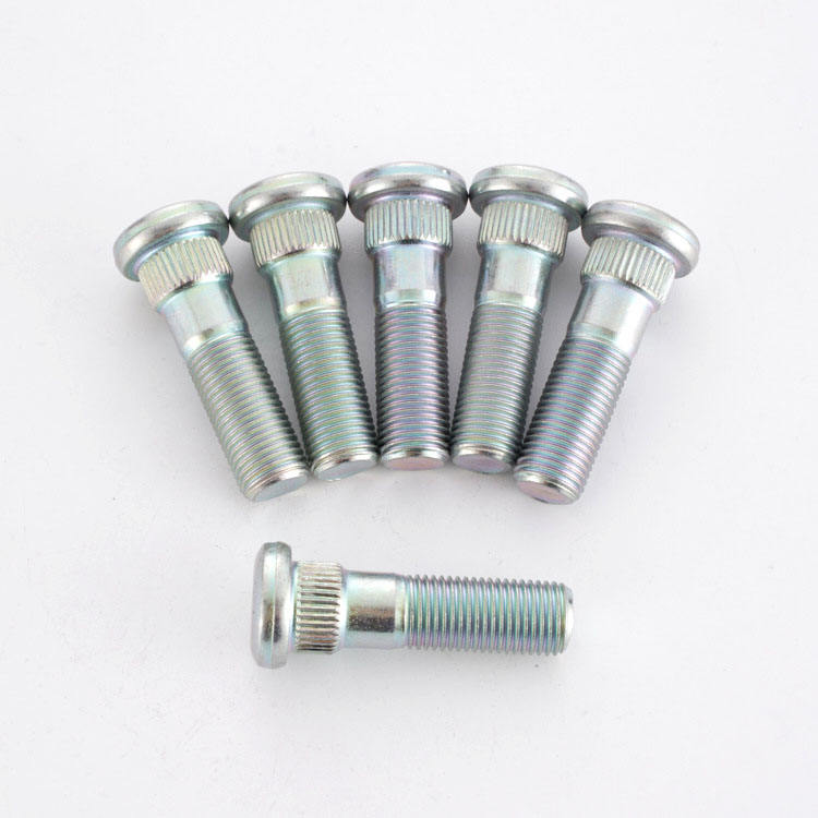 High-performance brake bolts on display