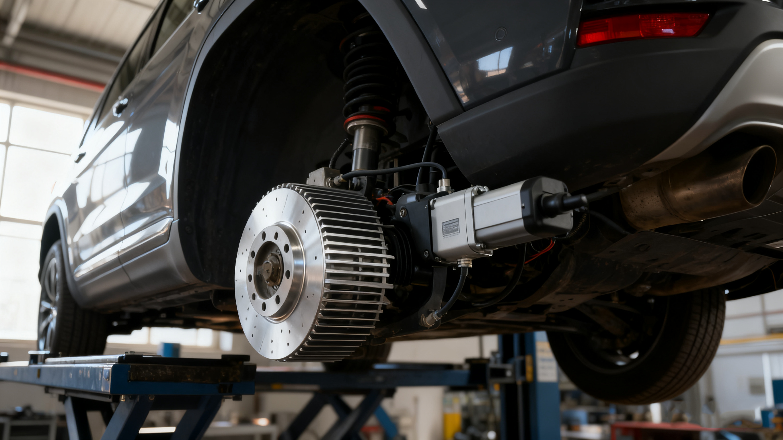 Assorted brake kit variants demonstrating multi-type fitment options and color selections for branding and vehicle coverage