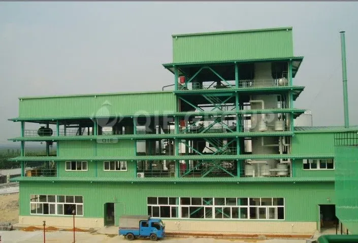 Edible oil refining production line