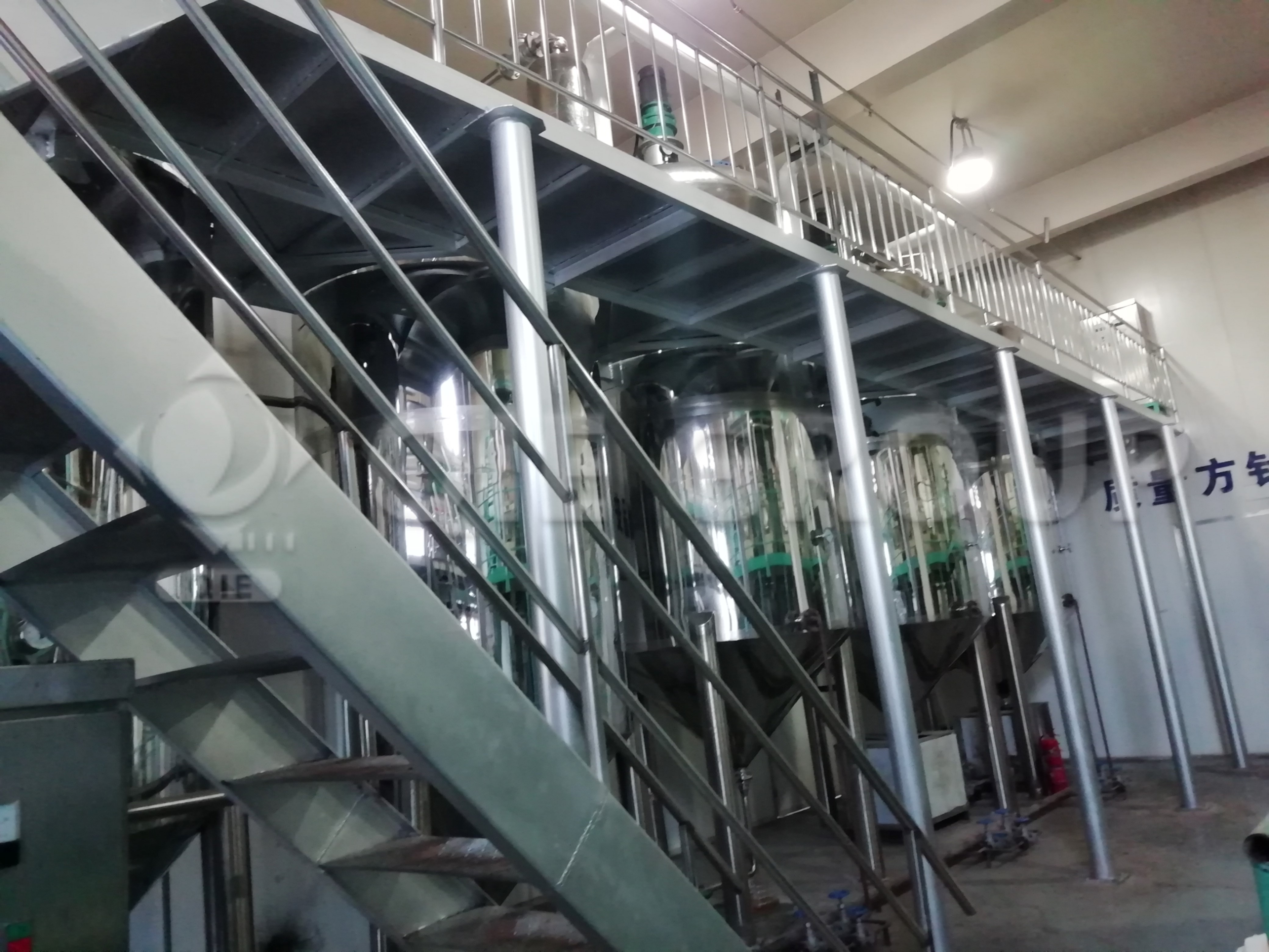 Peanut oil refining line