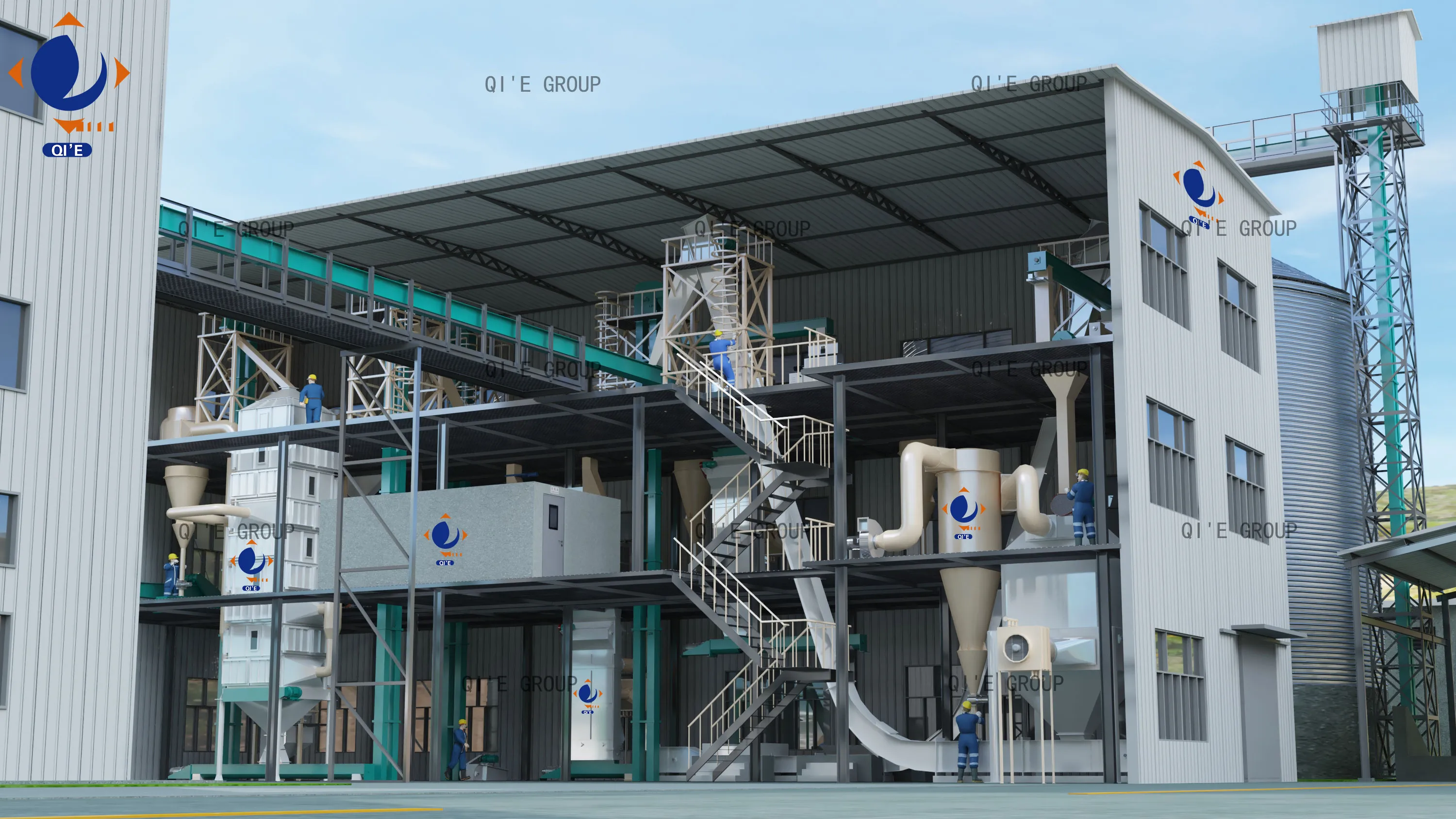 Современная линия по производству соевого масла в Египте