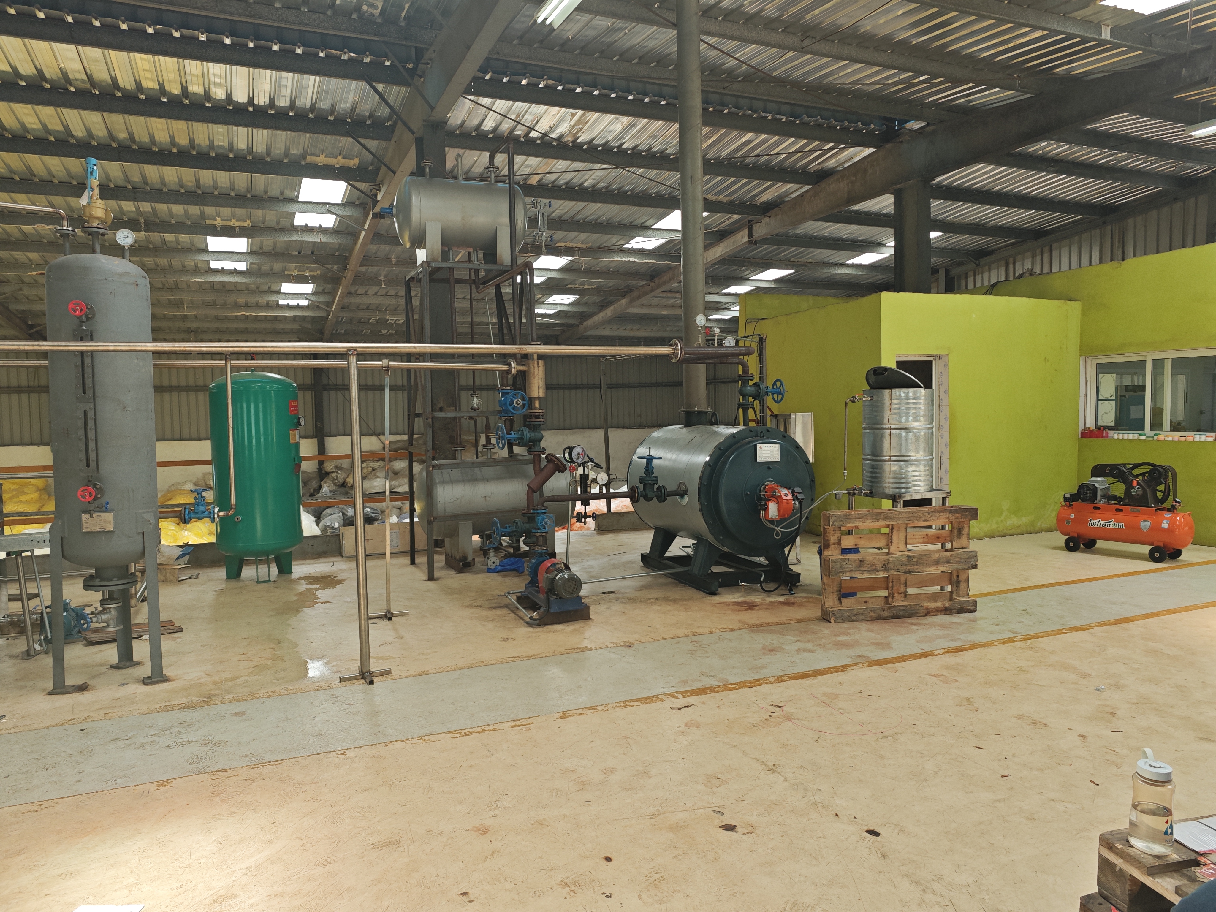 مصنع صغير الحجم لمعالجة زبدة الشيا آلياً