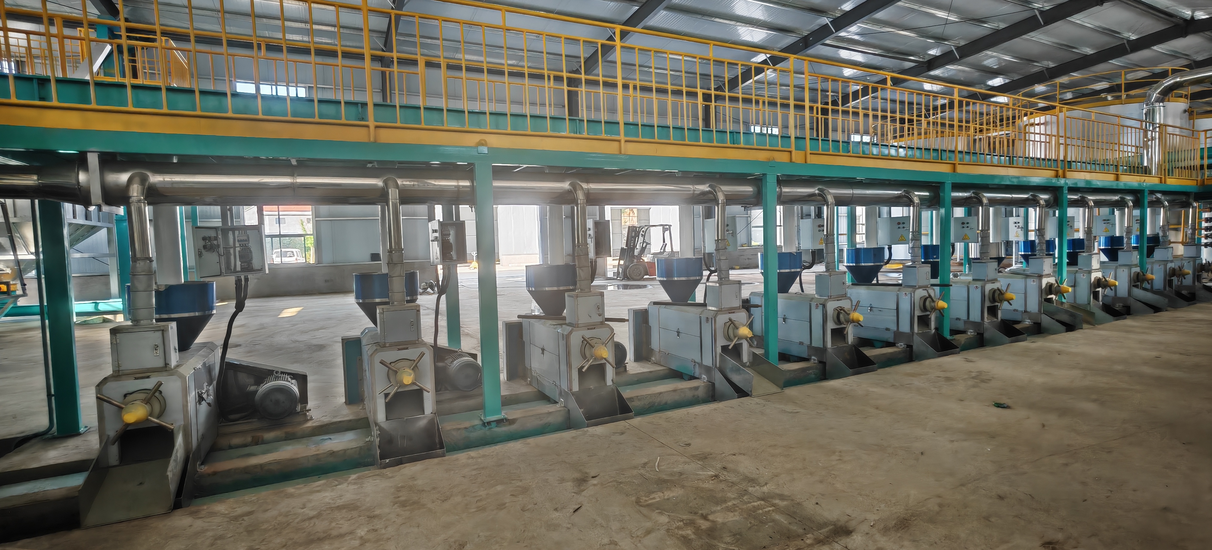 Línea completa de producción de aceite de cacahuete