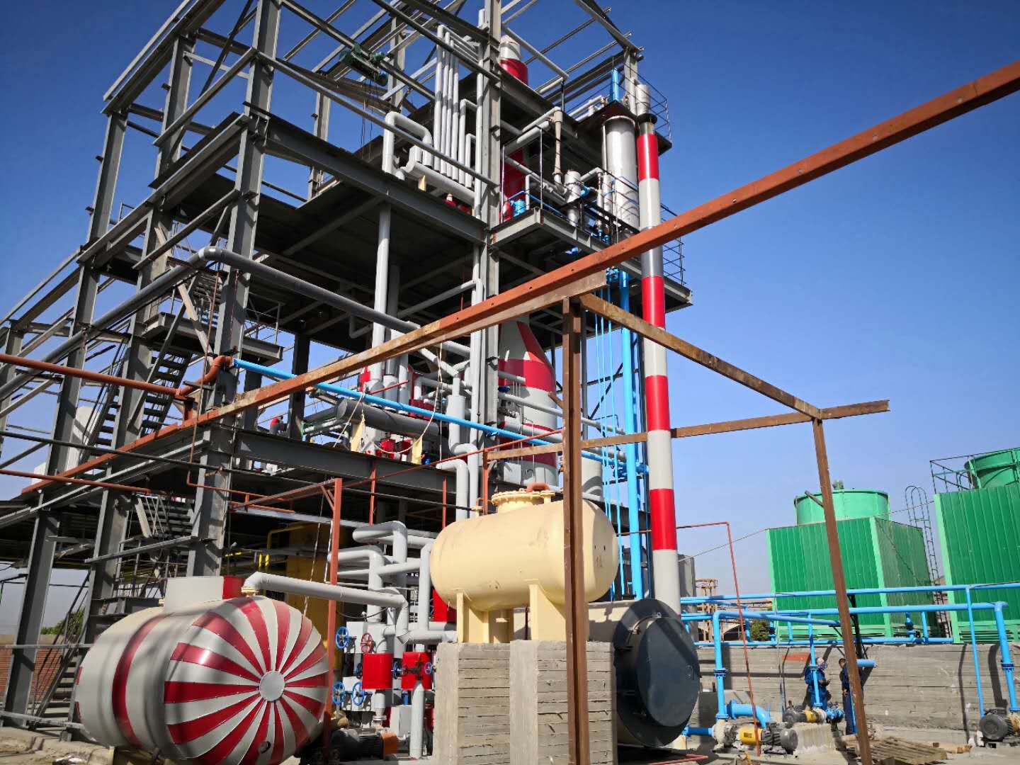 Diagrama de flujo del proceso continuo de refinación de aceite de soja de 120 TPD para un proyecto en Egipto