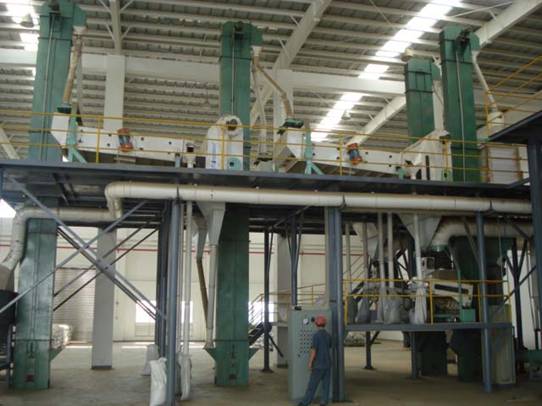 Equipos de preprocesamiento de semillas de sésamo utilizados en un proyecto de planta de aceite de sésamo en Tanzania
