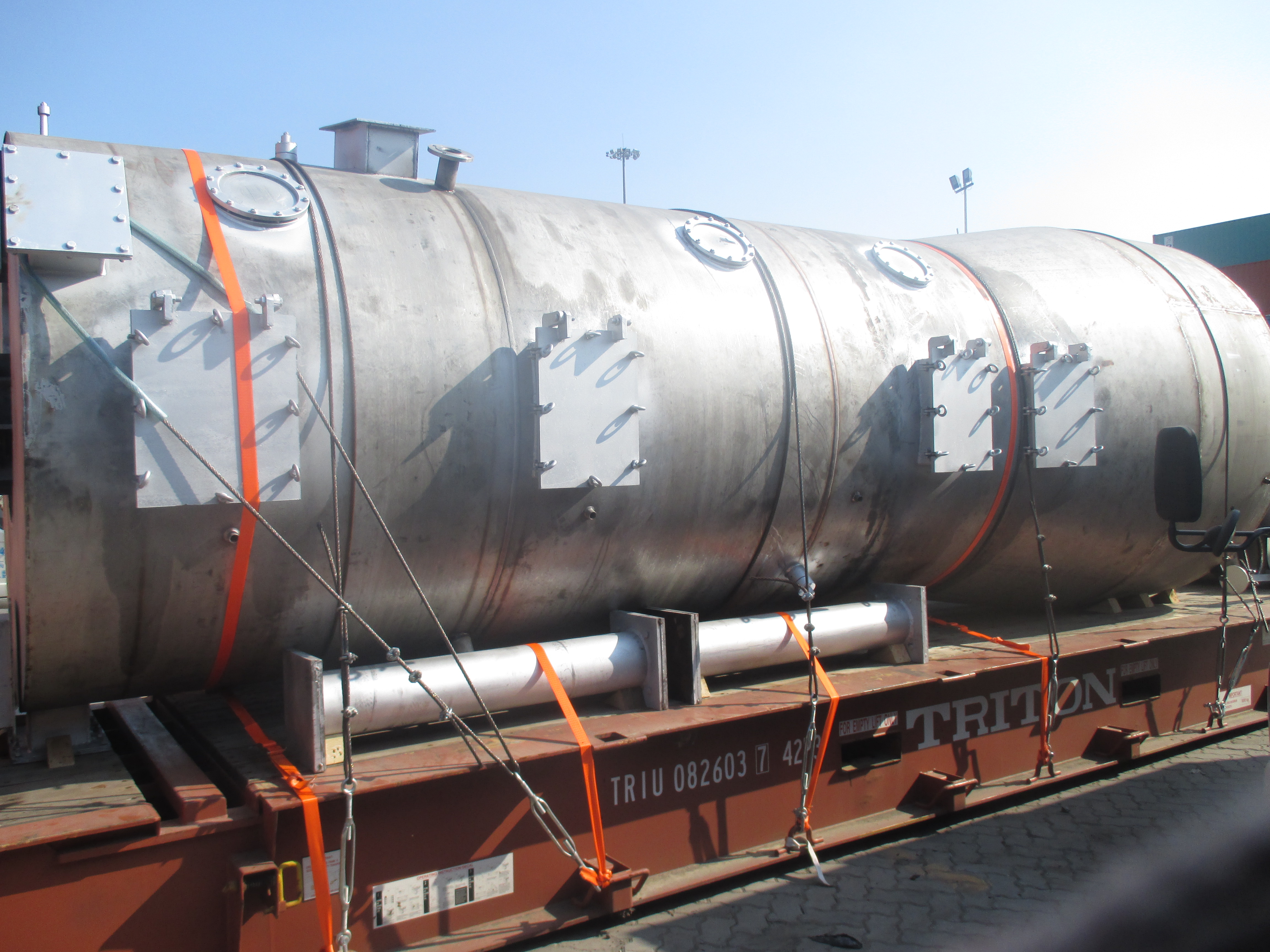 Envío de equipos para planta de procesamiento de aceite llave en mano antes de la instalación del proyecto en el extranjero