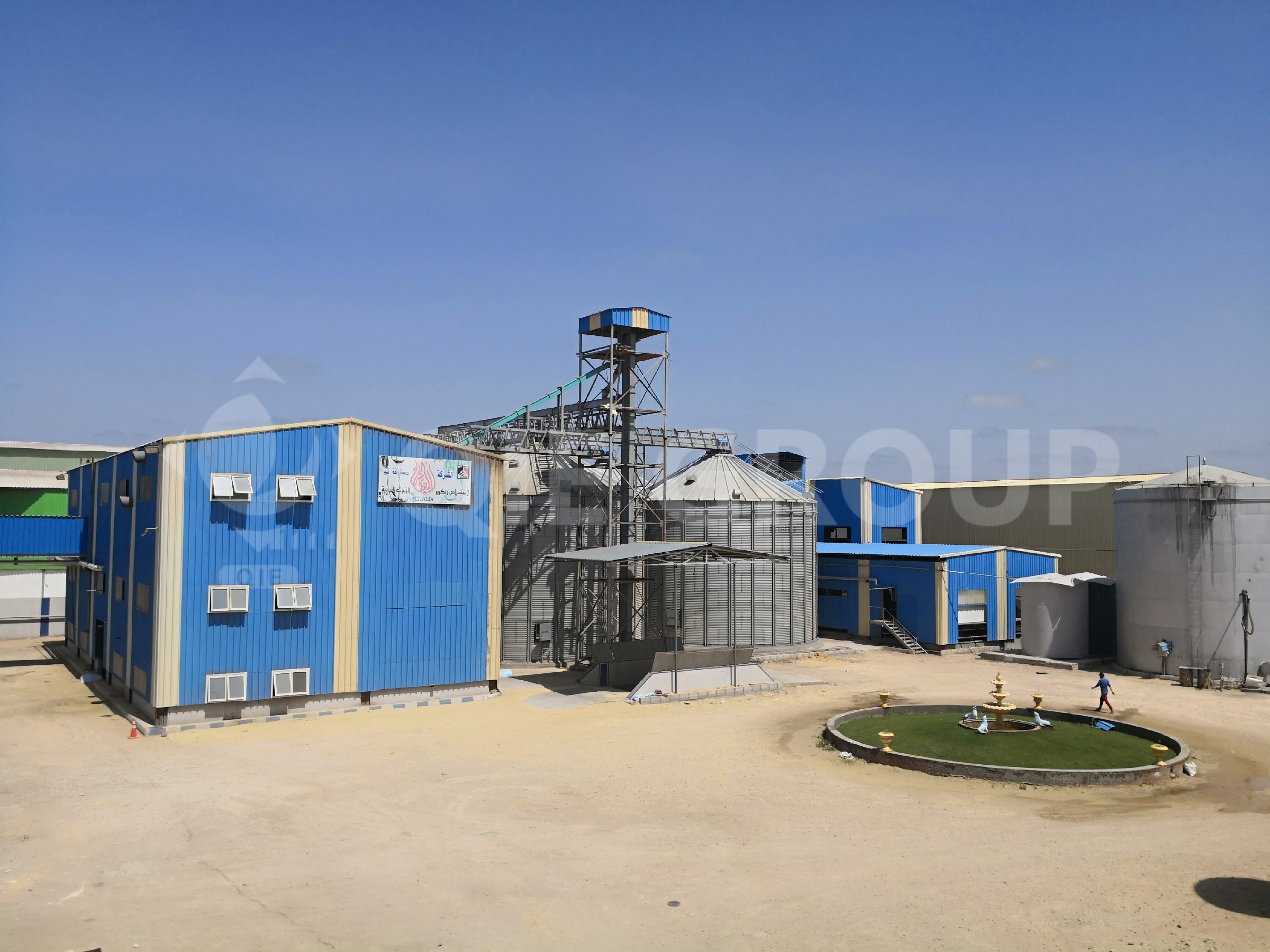 Línea de producción de extracción por solvente de soja y refinación de aceite comestible de 300 TPD en Egipto