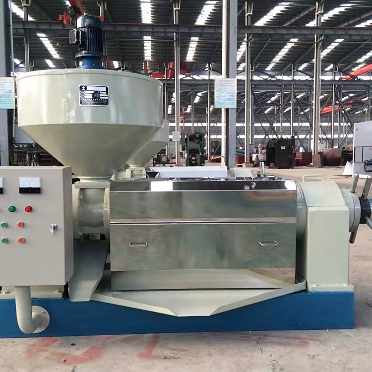 oil processing screw press for reducing extraction losses