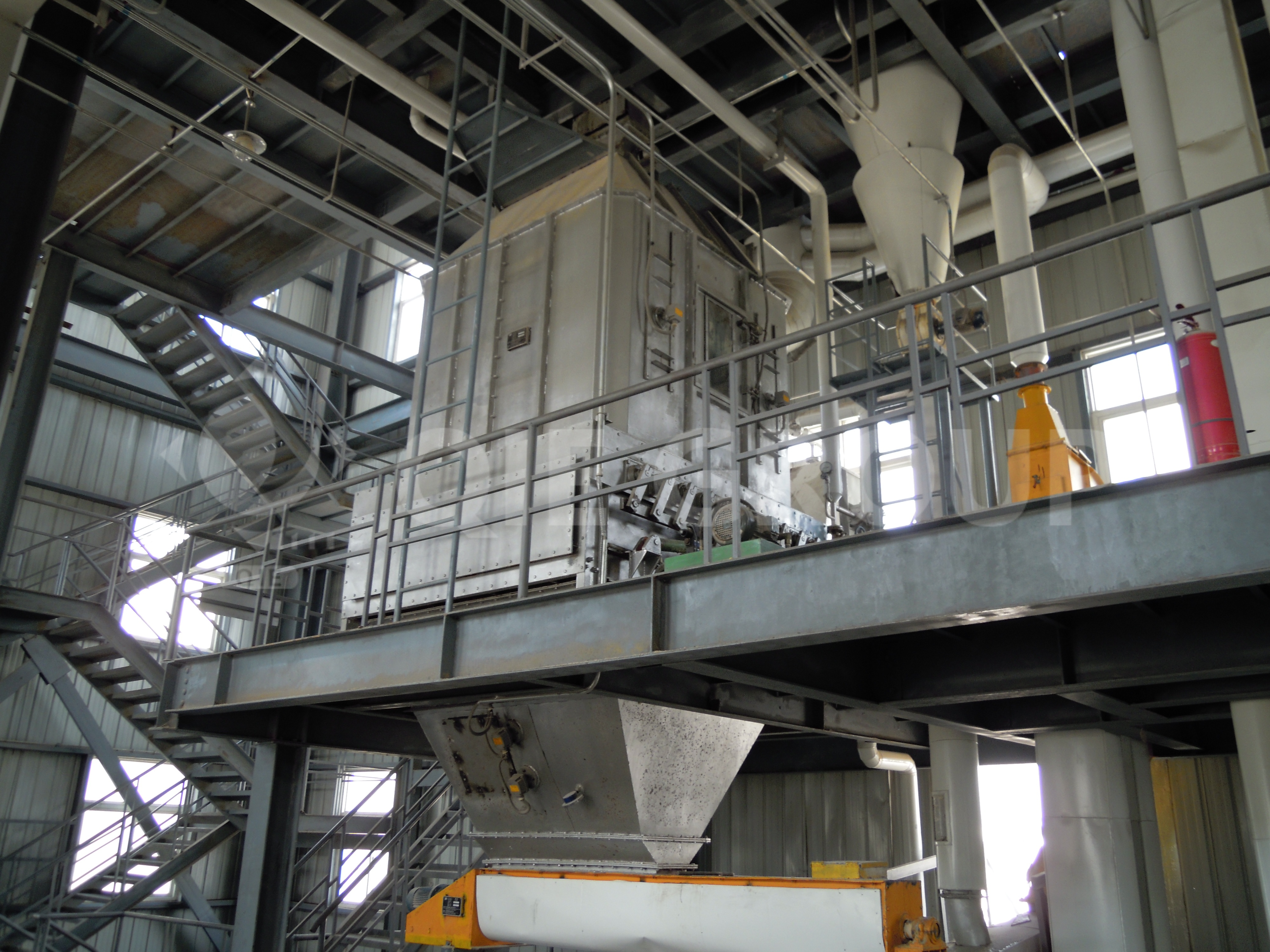 Extracteur rotatif industriel pour l’extraction de l’huile de soja par solvant