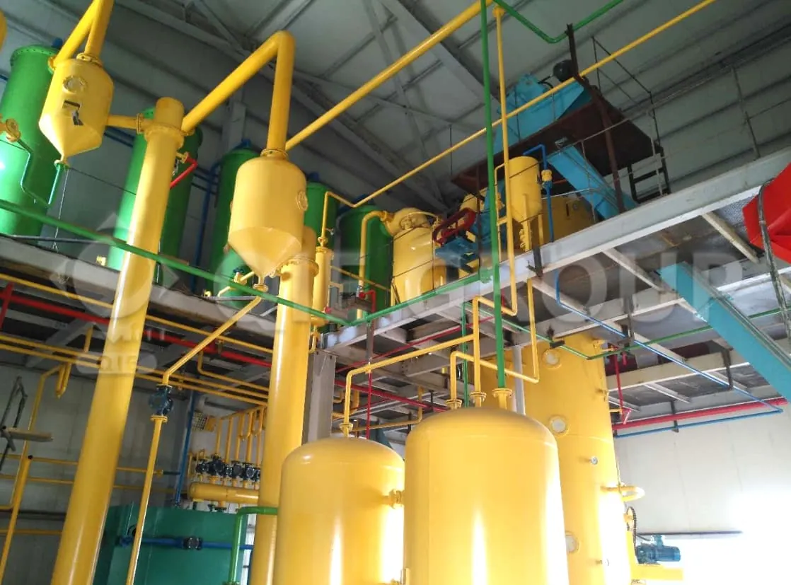 Edible oil processing production line equipment