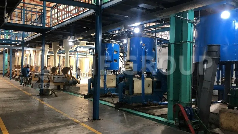 100 tons peanut oil pressing production line equipment