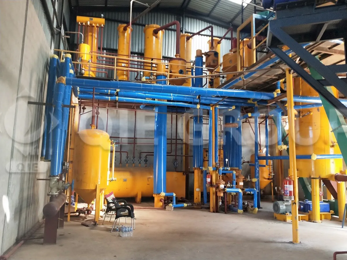 Installation of soybean oil solvent extraction equipment