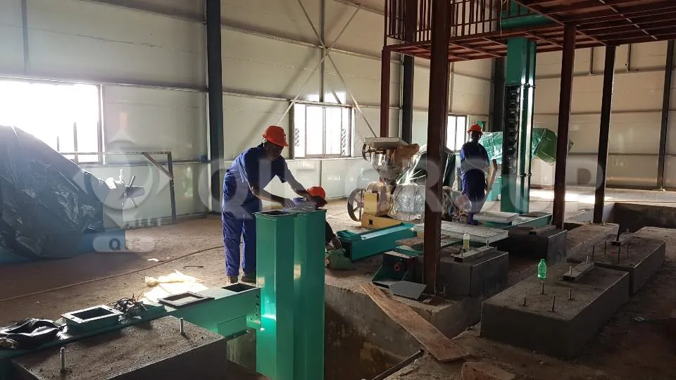 Shea butter equipment installation site