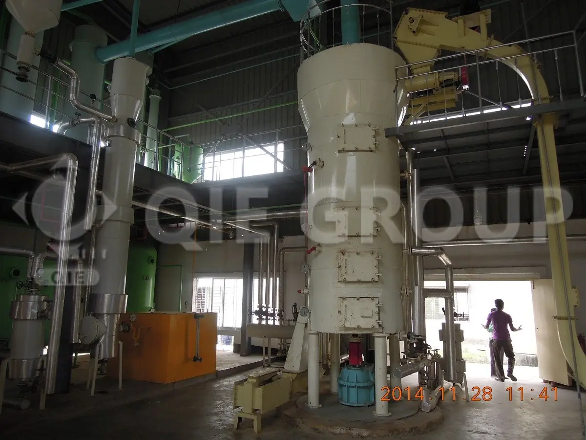 solvent extraction plant for soybean oil production