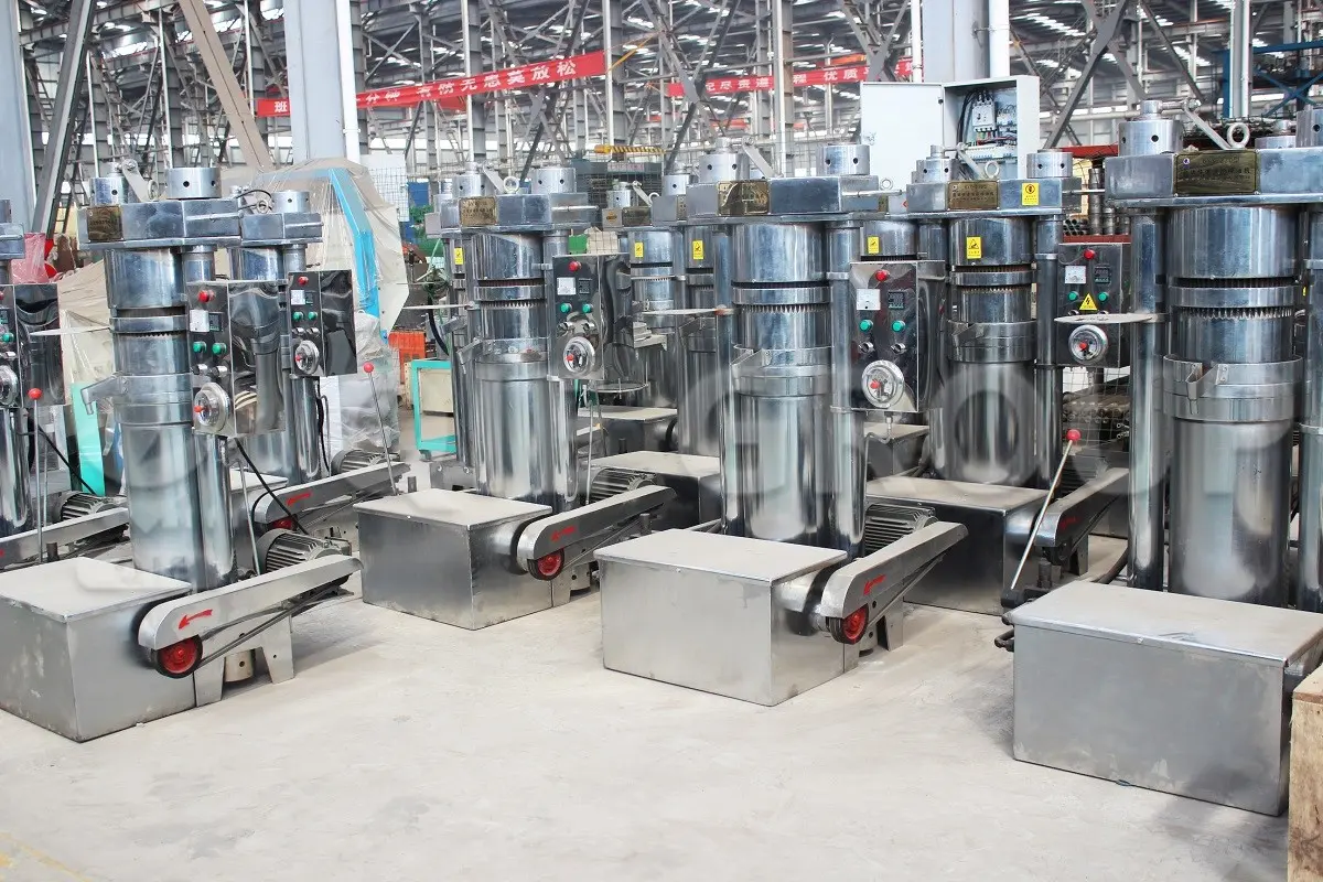 hydraulic sesame oil expeller machine for cold pressing, high oil yield