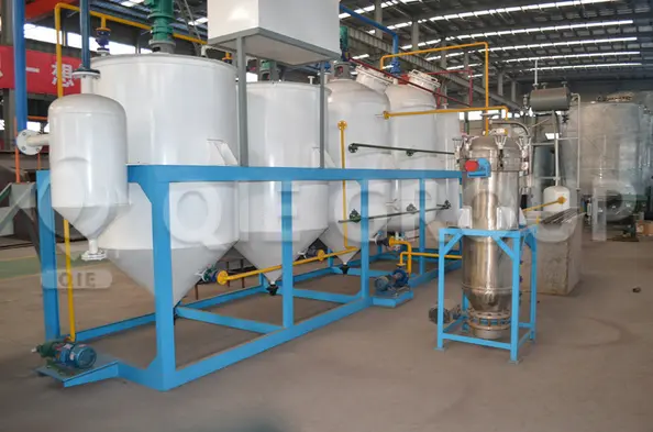 Complete sesame oil refinery plant for edible oil processing