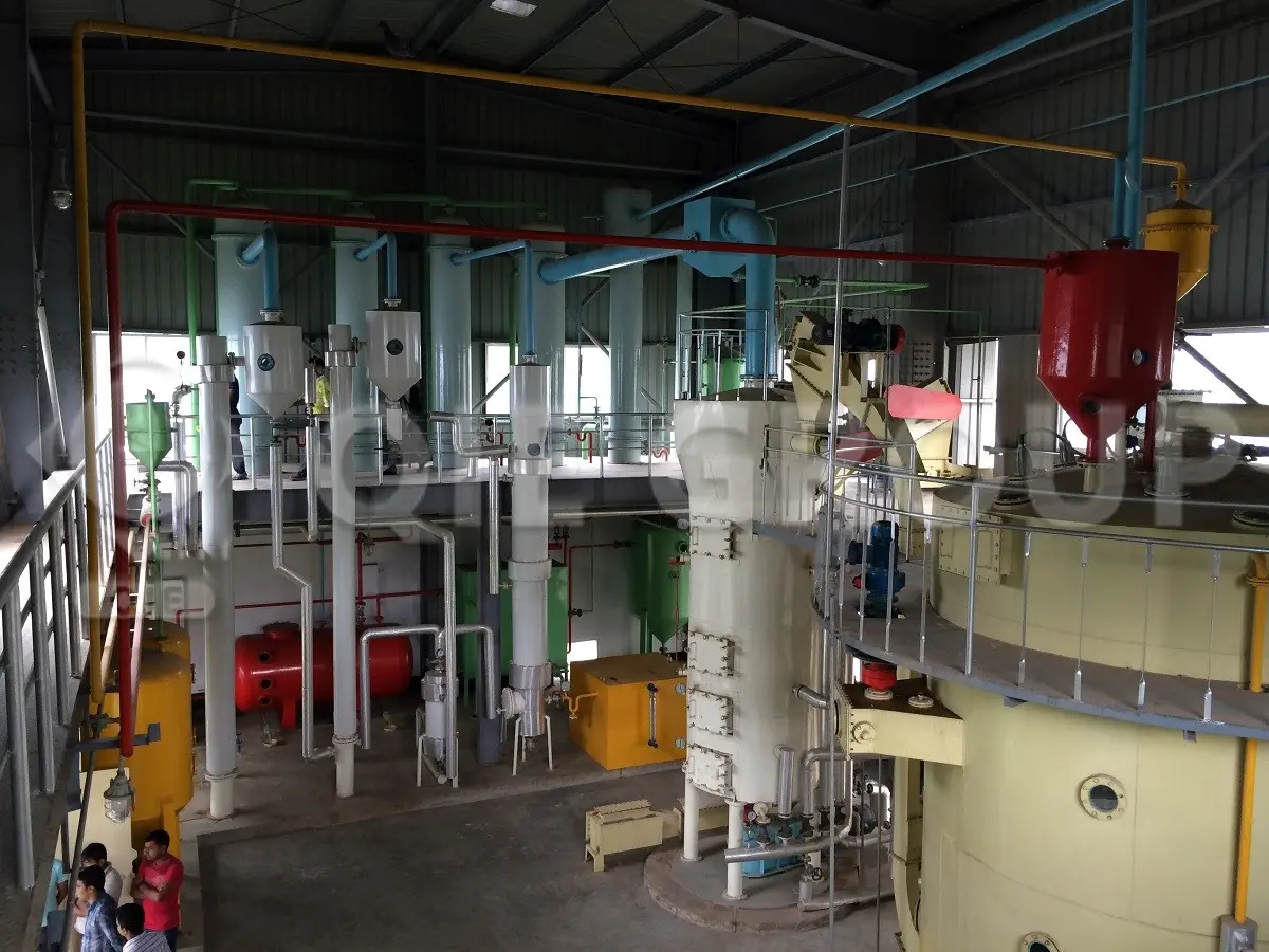 Solvent extraction equipment for rice bran oil plant in Bangladesh