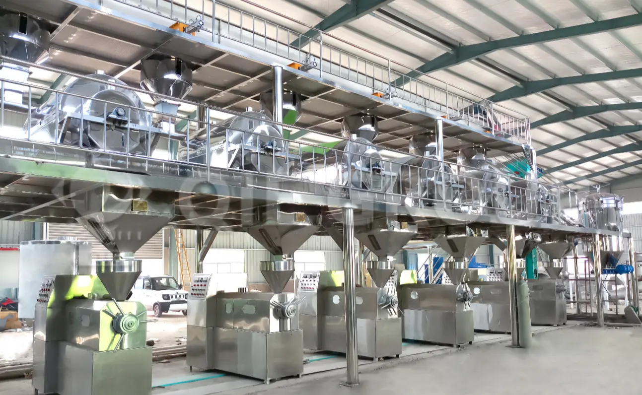 High-efficiency rice bran oil press machine in Bangladesh for small and medium oil plants