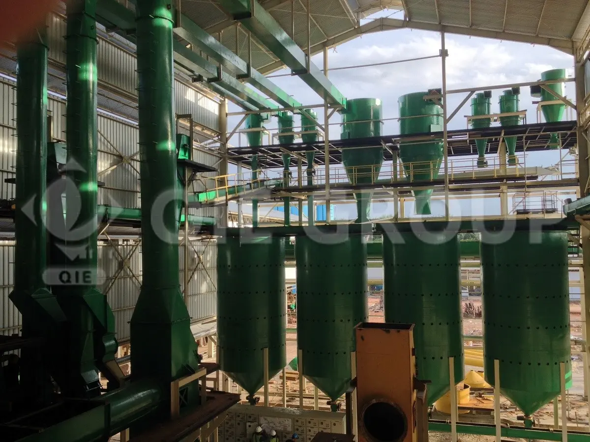 Palm oil refining system with deodorization and bleaching