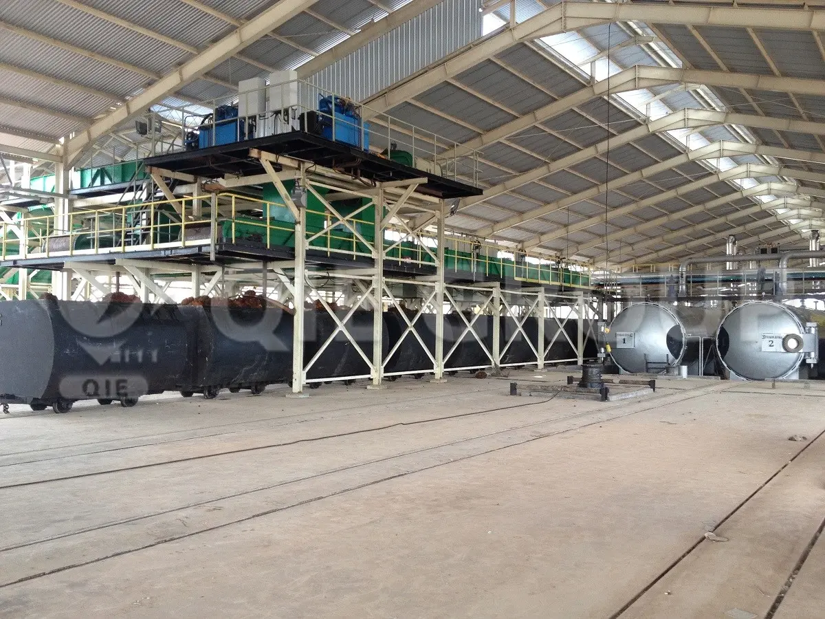 High efficiency palm fruit sterilizer