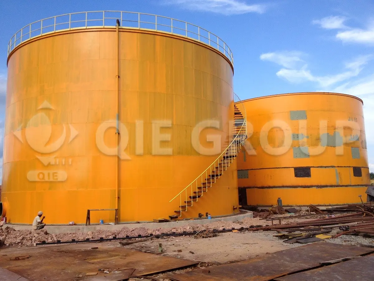 Palm oil storage tank for refinery