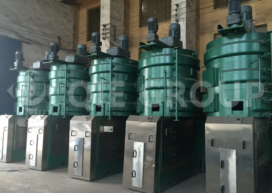 Screw oil press machine for high-efficiency hot pressing