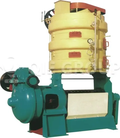Copra oil press machine for cold and hot pressing of dried coconut meat