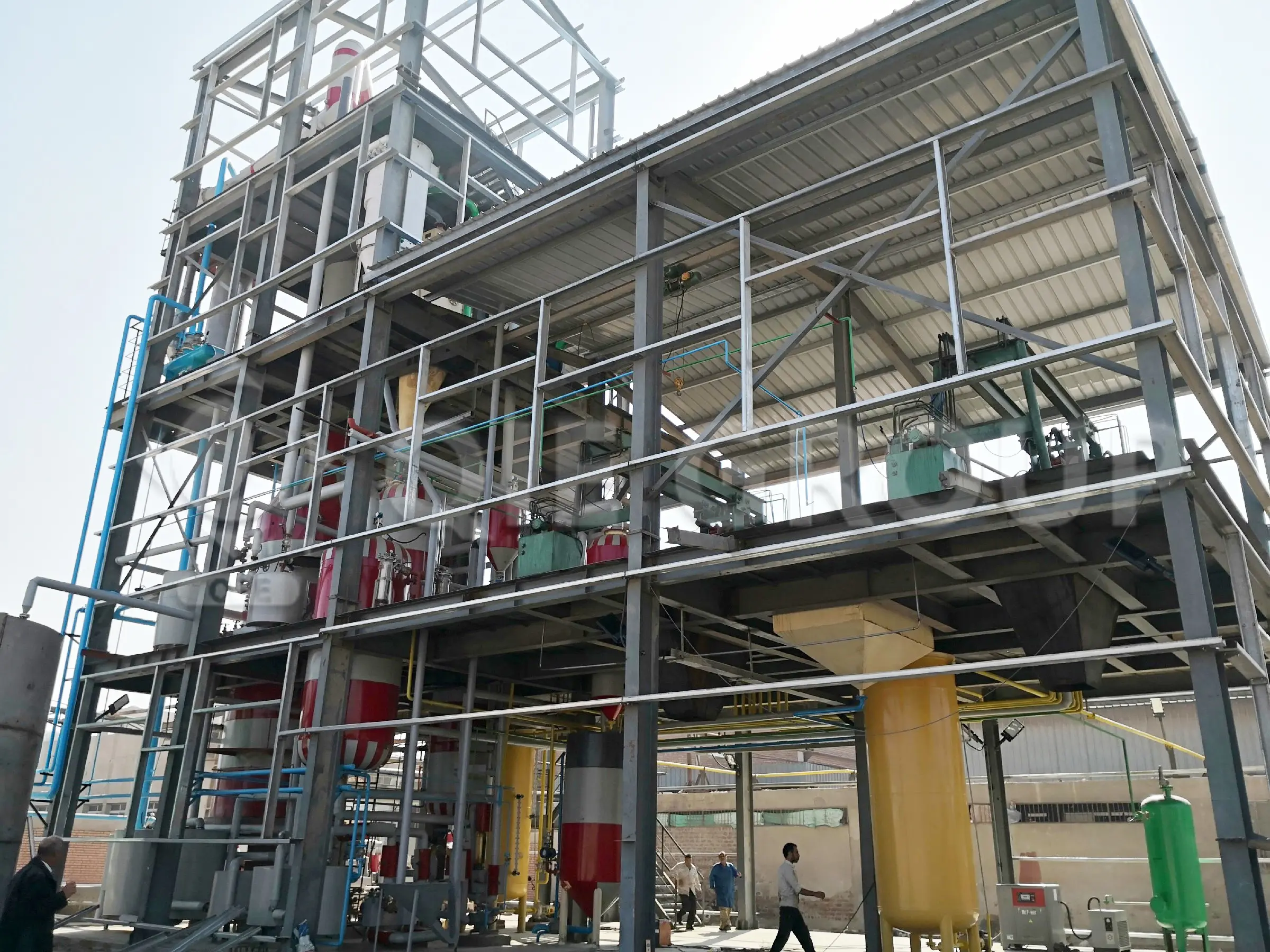 Automatic edible oil refining equipment with energy-saving system