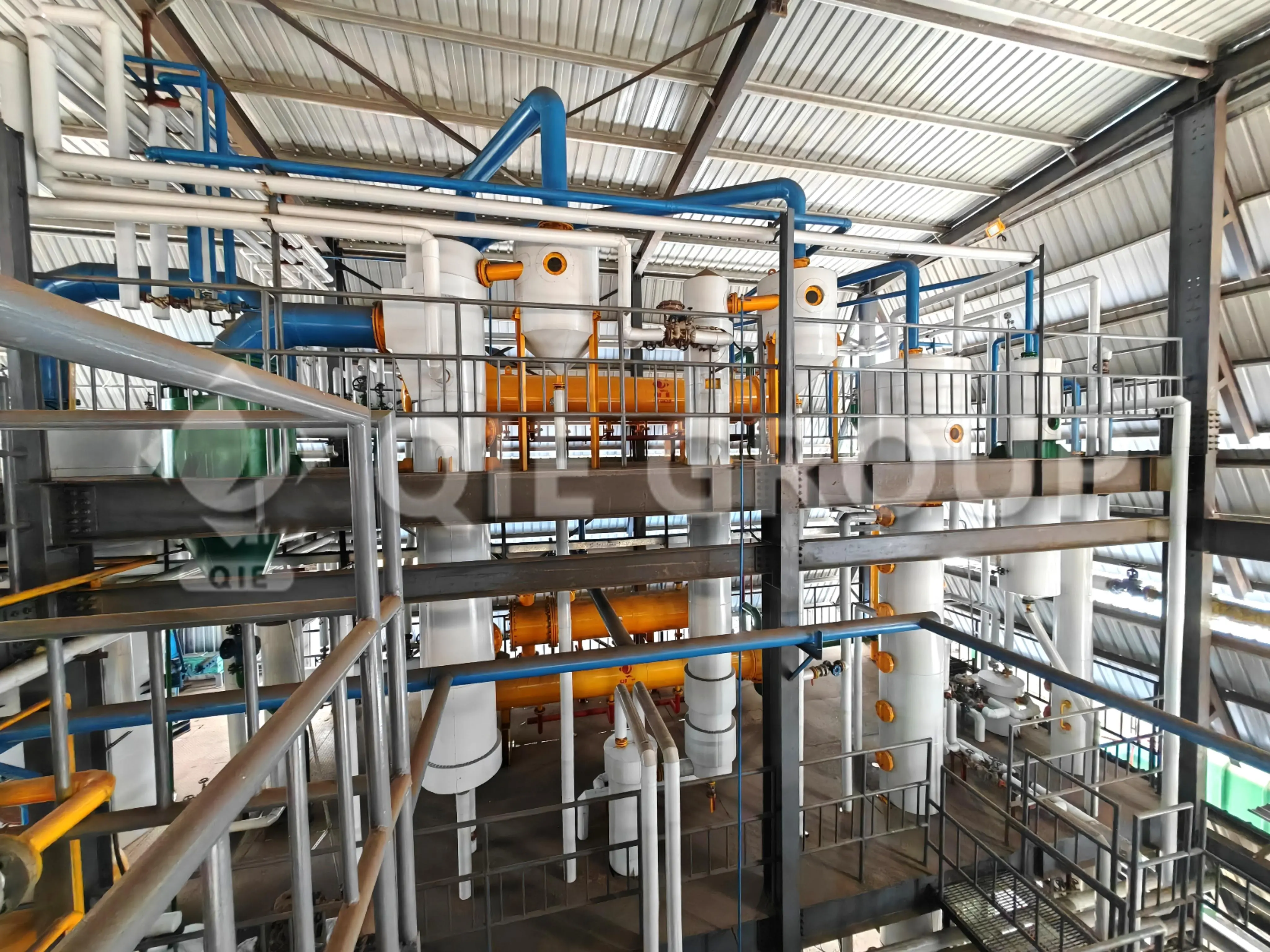 Automatic edible oil pressing plant for high oil yield and energy efficiency