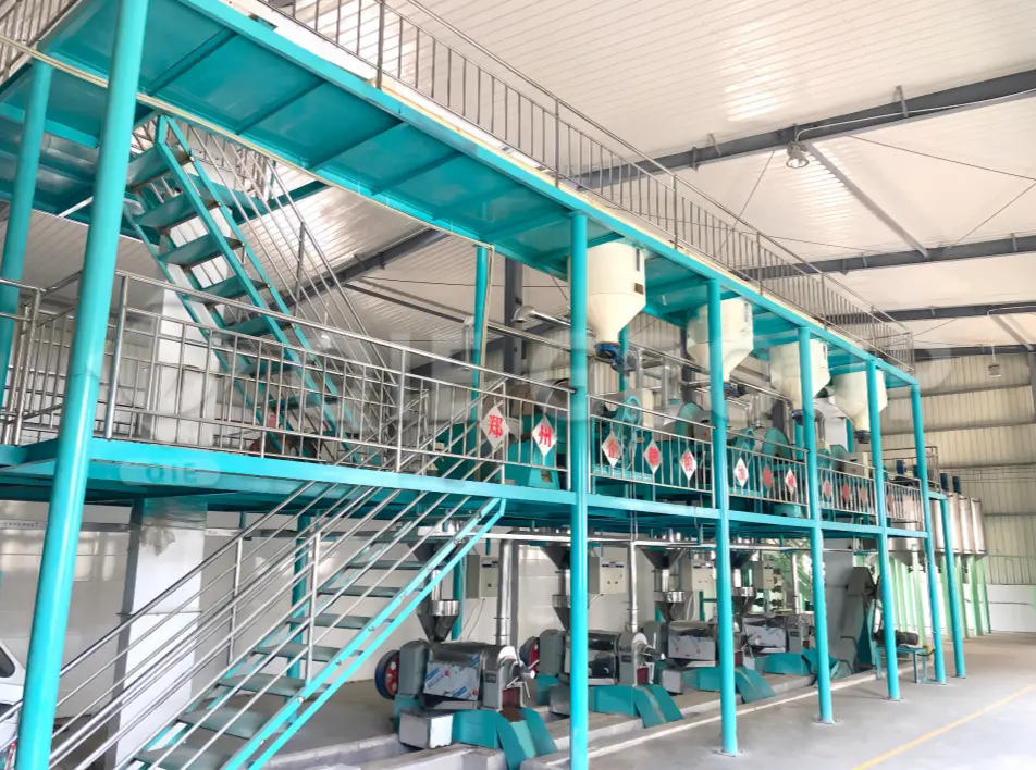 Turnkey edible oil production line installation by QIE engineers