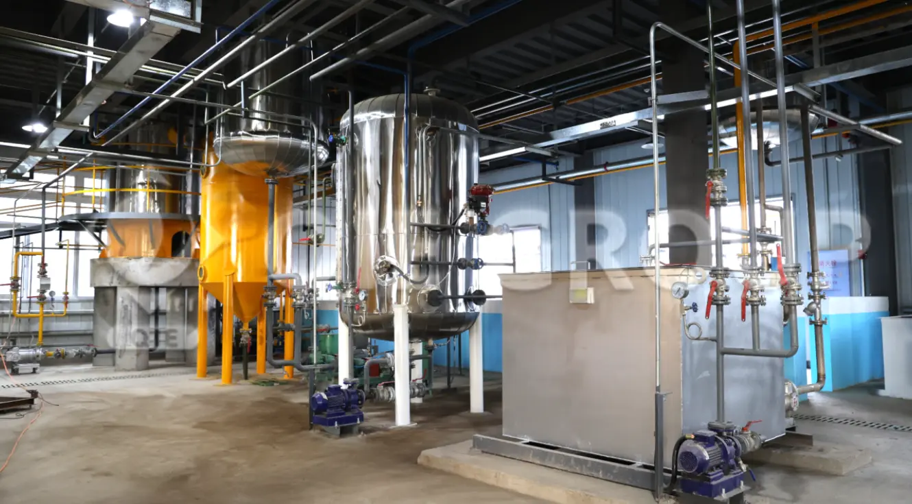 Automatic edible oil refining equipment for large-scale production