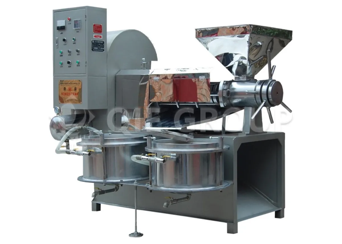 Integrated cold and hot oil press machine for efficient oil extraction