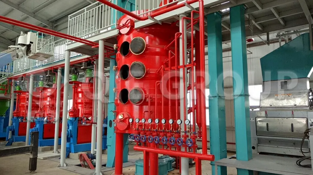 Sartén para cocinar al vapor y freír semillas de algodón, utilizada para pretratamiento, calentamiento y ablandamiento antes de la extracción del aceite.